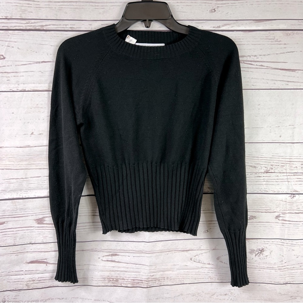 CATHRINE Hammel classic knit long sleeve merino wool sweater Sz M